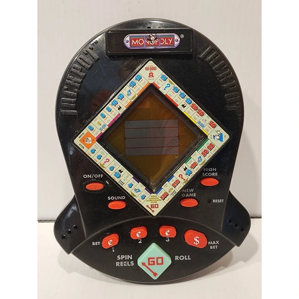 Hasbro Monopoly Electronic Handheld Game - 1999 Tested